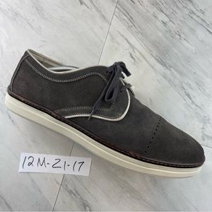 Johnston & murphy 27-1447 Est 1850 grey suede Men's shoes Size 12 M